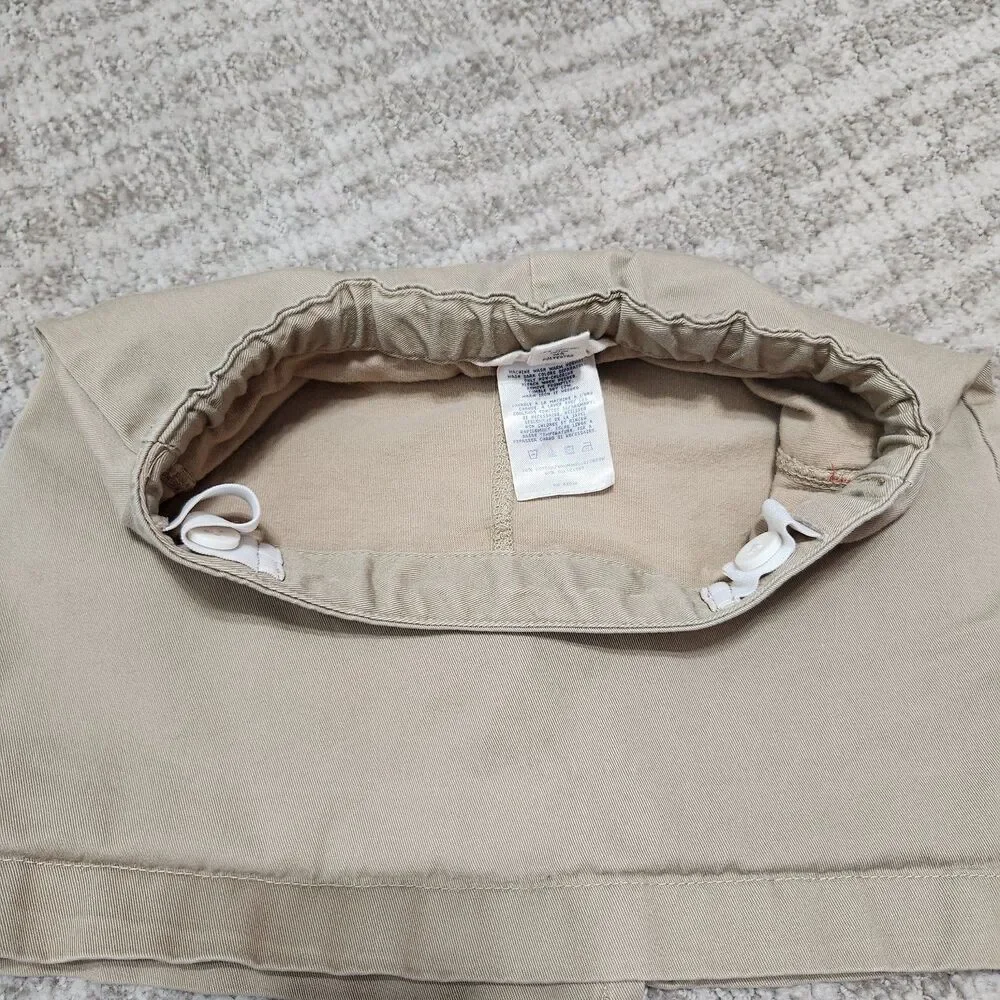 Lands End girls uniform khaki skort size 6 short
